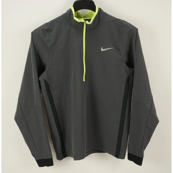 Nike Tour Performance Half Zip Windbreaker Jacket Men's Small Gray Tech Stretch - Picture 1 of 10